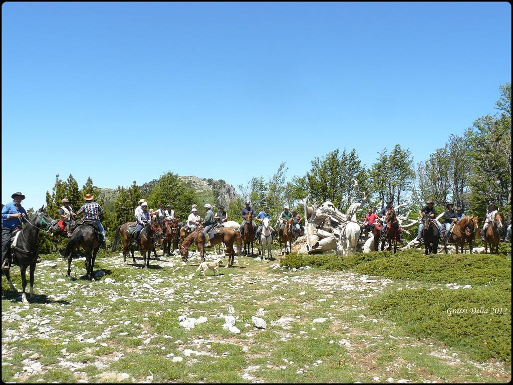 Montagne Rocciose Bed & Breakfast Frascineto Bagian luar foto